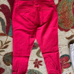 Volcom red ankel lengths pants